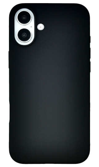 Ferrelli iPhone 16 Plus magnetisk Liquid silikon deksel, svart
