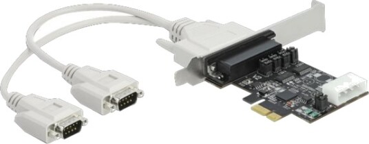 Delock Pci Express-Kort For 2 X Seriell Rs-232 Med Strømforsyning 5 V 12 V 89909