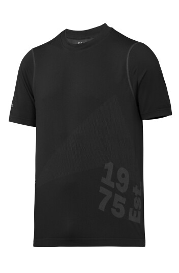Snickers Workwear 2519 FlexiWork T-skjorte Svart Klær