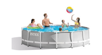 Hagebasseng Prism, 427 x 107 cm, 12 706 L, Intex Hagebasseng Prism, 427 x 107 cm, 12 706 L, Intex