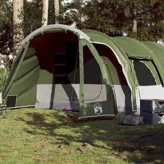 Tunneltelt for camping 8 personer grønn vanntett Tunneltelt for camping 8 personer grønn vanntett