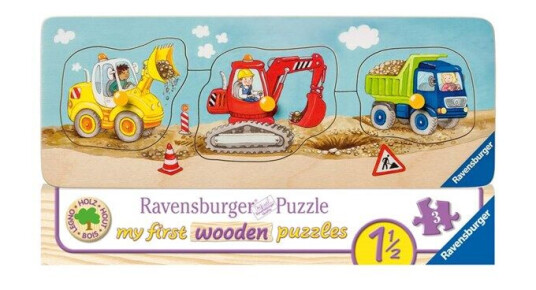 Ravensburger Construction Site Vehicles 3-5p