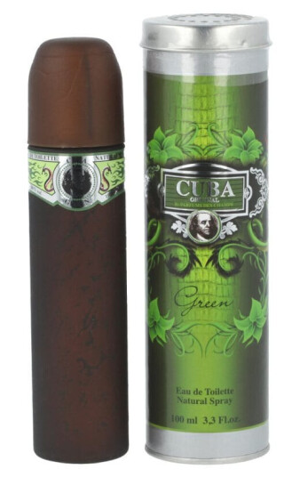 Cuba Green Herre Eau de Toilette med Vetiver og Mose 100ml