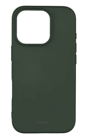 Onsala MagSerie Silikon Deksel iPhone 16 Pro Olivengrønn