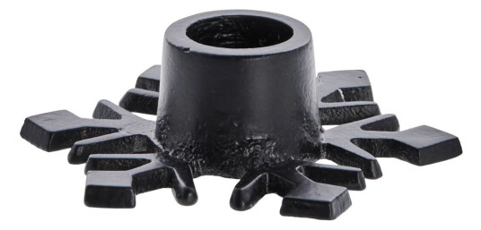 Lene Bjerre Caville ljusstake snöflinga 9,5 cm Black Lene Bjerre Caville ljusstake snöflinga 9,5 cm Black