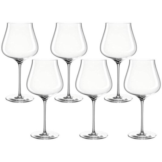Leonardo Brunelli burgunder glass 77 cl 6 stk