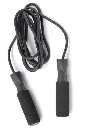 Tunturi Hoppetau - Tunturi - Jumprope Tube - Justerbar Lengde - Svart