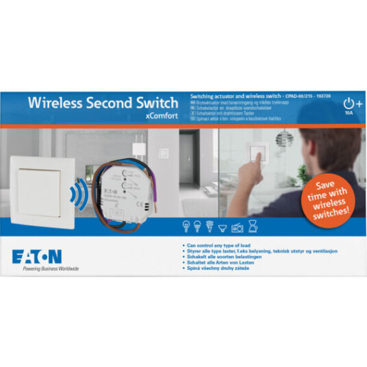 xComfort Wireless Second Switch Startpakke CPAD-00/215 - 4560763 xComfort Wireless Second Switch Startpakke CPAD-00/215 - 4560763