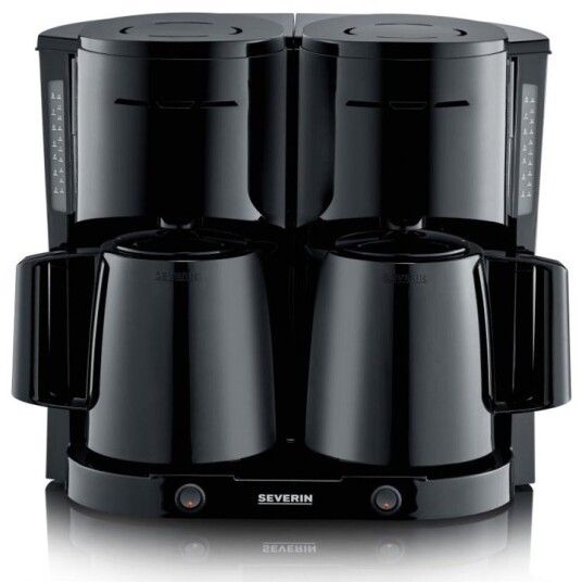 Severin Dubbelbryggare Termos 1000Watt svart