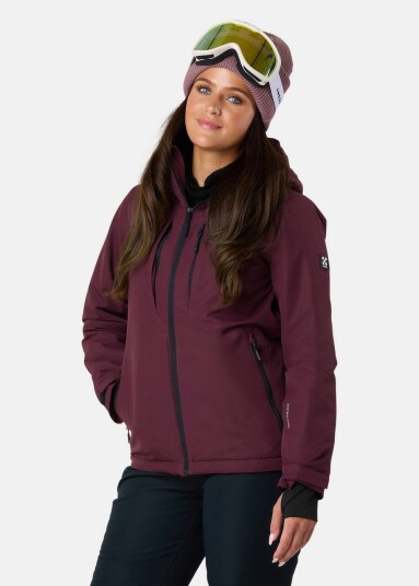 X-Trail Cortina Ski Jacket W Burgundy 48 Vinterjakker