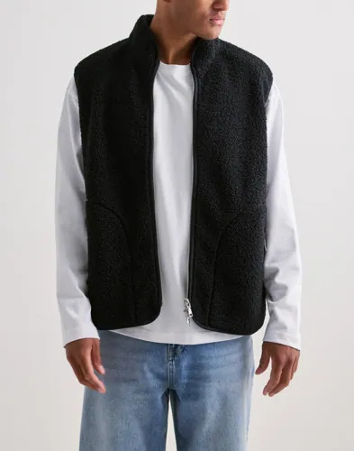 Que Sera Sera Pete Pile Vest Vester Svart