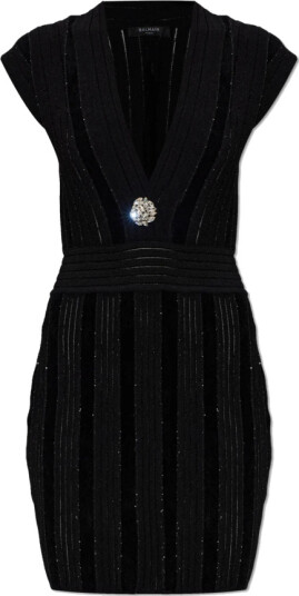 Balmain Dame Kjoler Svart L, Balmain Dame Kjoler Svart L,