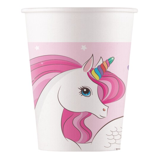 Globos Europe Pappkopper Unicorn - 8-pakning