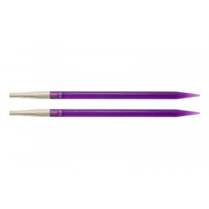 KnitPro Trendz Udskiftelige Rundpinde Akryl 13cm 5,00mm US8 Violet