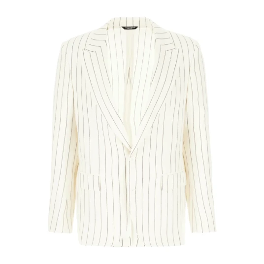 Dolce & Gabbana, Herre, Jakker, Hvit, XL,