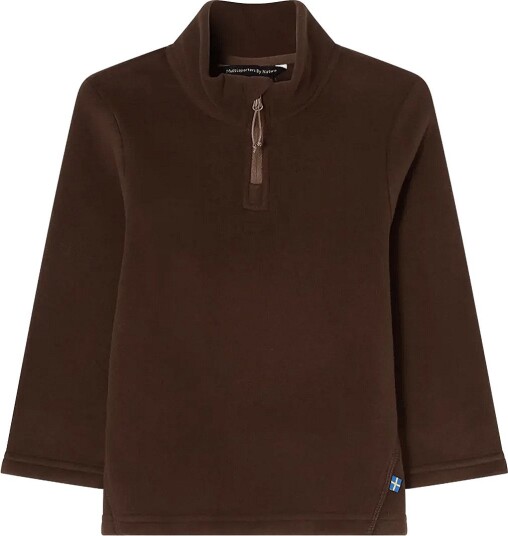 ISBJÖRN of Sweden Cloud Halfzip Fleece Kids & Teens   Brown   170/176