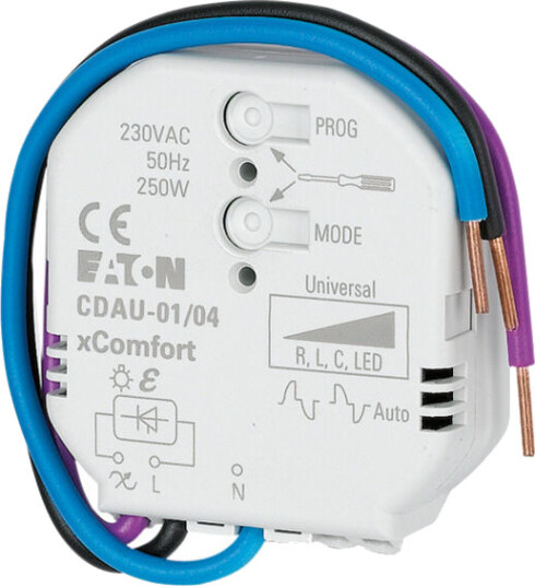 xComfort universal dimmeaktuator 250W CDAU-01/04 - 4560736 xComfort universal dimmeaktuator 250W CDAU-01/04 - 4560736