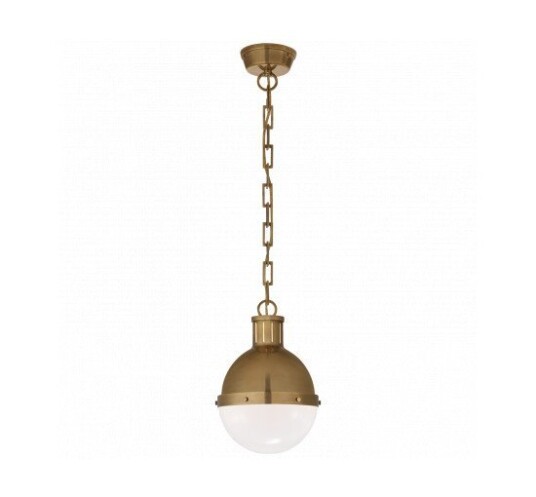 Small Hicks Pendant Antique Brass