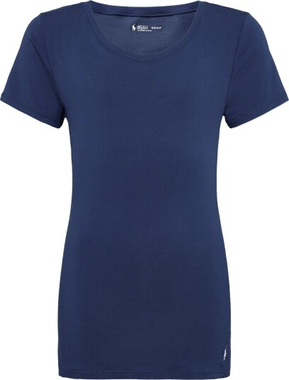 Polo Ralph Lauren Intimates Stretch Cotton Crewneck Tee   Navy   L