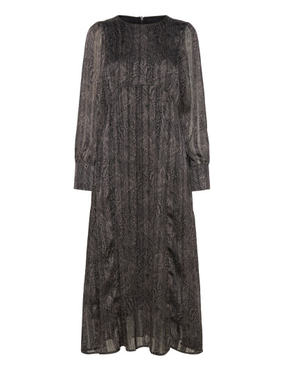 Pulz Jeans Pzmeggy Long Dress - Black - S