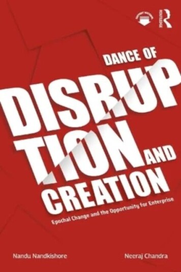Dance Of Disruption And Creation Av Nandu Nandkishore, Neeraj Chandra