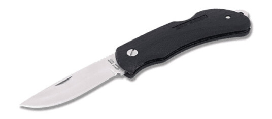 EKA Swede 8 Foldekniv 8 cm Svart med Rustfritt Stål og Ergonomisk Håndtak