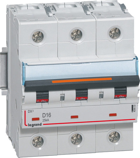 Legrand DX3 MCB automatsikring D16 3P 4.5M 25kA