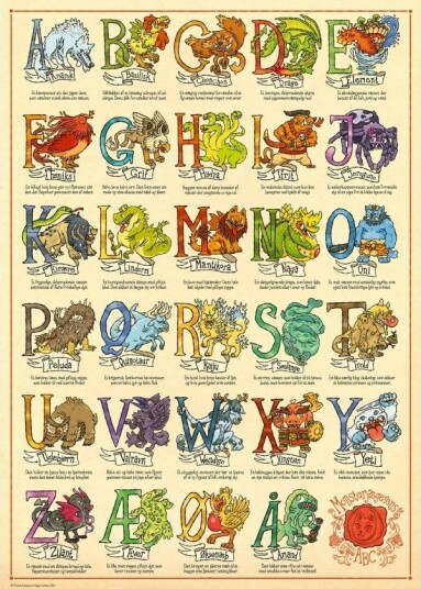 Monster Abc Plakat | Thomas Knappe