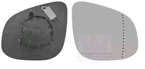 Speilglass ytterspeil VAN WEZEL 4412832 Speilglass ytterspeil VAN WEZEL 4412832