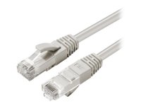 MicroConnect - Koblingskabel - RJ-45 (hann) til RJ-45 (hann) - 20 m - 5 mm - UTP - CAT 6a - halogenfri, innendørs, formstøpt, rund, uten hindringer - grå