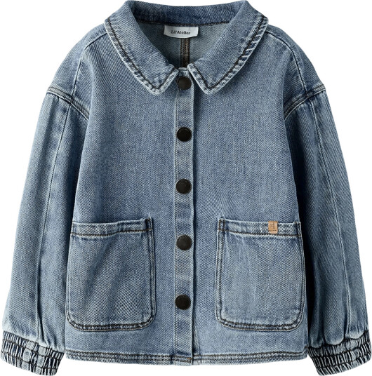 Lil"Atelier Nmfkarole Ls Dnm Shirt 2433 Cj Lil Blue 122