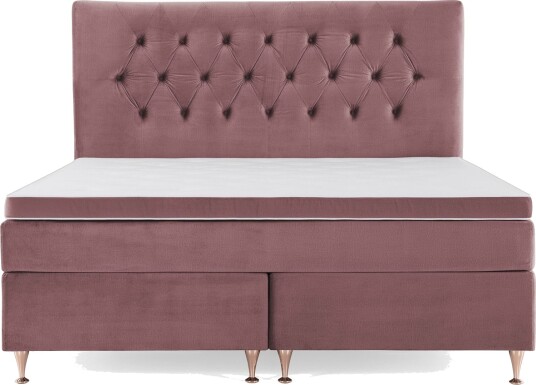 Royal Velvet Komplett Sengepakke 160x200 cm Rosa Fløyel/Lave Rosében