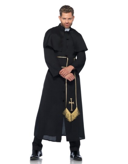 Luksus Prest Kostyme til Mann Strl M/L Luksus Prest Kostyme til Mann Strl M/L