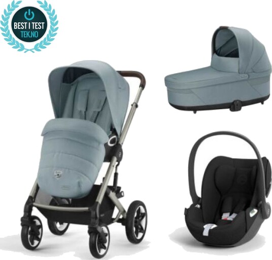 Komplett vogn 3in1 Cybex Talos S Lux Sky Blue + Cloud T