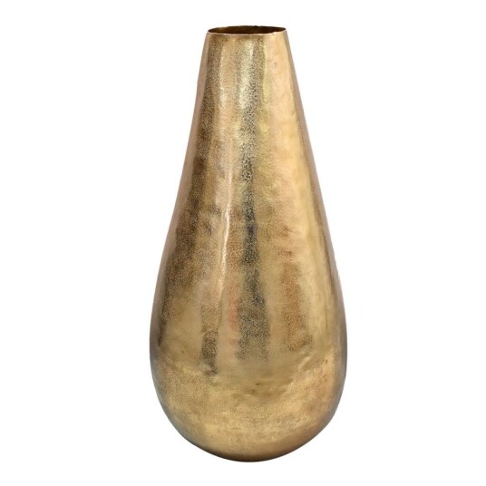 Bigbuy Home Vase Gyllen Aluminium