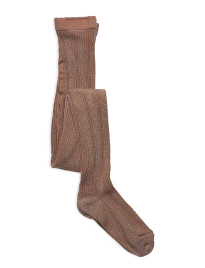 mp Denmark Celosia Glitter Tights - Brown - 56/62 mp Denmark Celosia Glitter Tights - Brown - 56/62