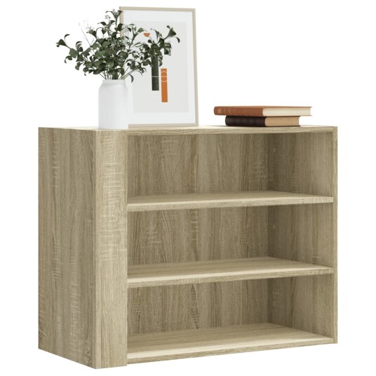  Veggskap sonoma eik 75x35x60 cm konstruert tre