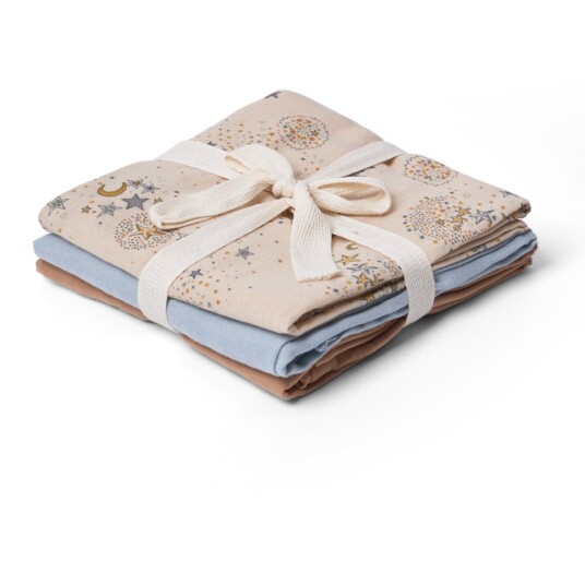 That"s Mine Million Stars Bora Muslin Cloth 3-Pakning