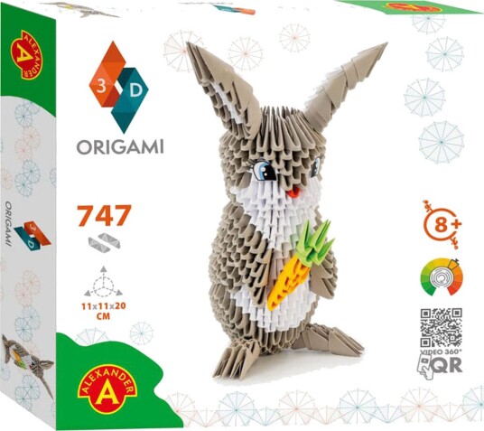 Alexander Toys EXP2557 Origami-papir 8+ År