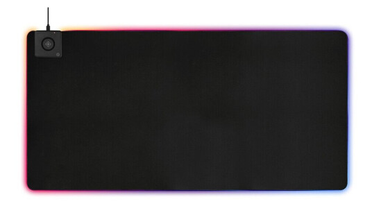 Deltaco Gaming Dmp330 Gaming Musematte Med Rgb Og Trådløs Lading Deltaco Gaming Dmp330 Gaming Musematte Med Rgb Og Trådløs Lading
