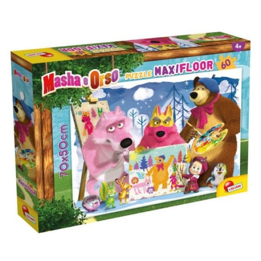 Lisciani Puslespil 60 Brikker Masha and the Bear