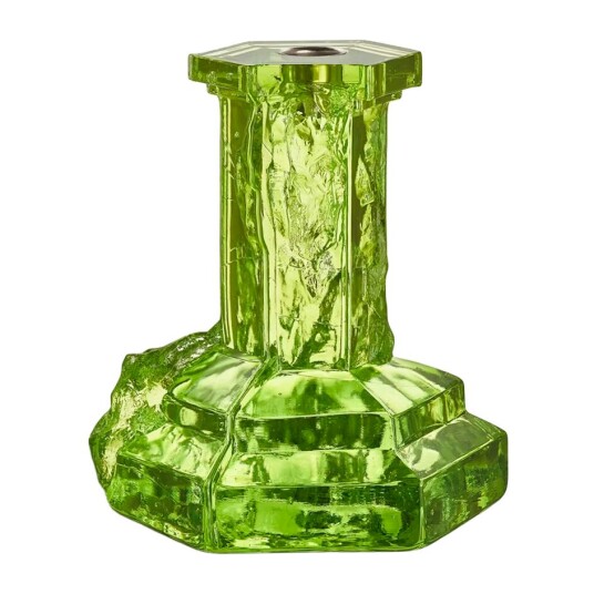 Kosta Boda Rocky Baroque Lysestake 175 mm Kryptonitt