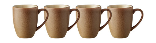 Bitz Kopp med hank 30 cl 4-pakning Wood/Sand