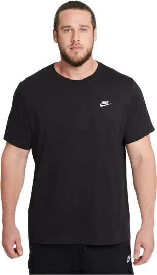 Nike Sportswear Club T-Shirt Herre Black/White XL Nike Sportswear Club T-Shirt Herre Black/White XL