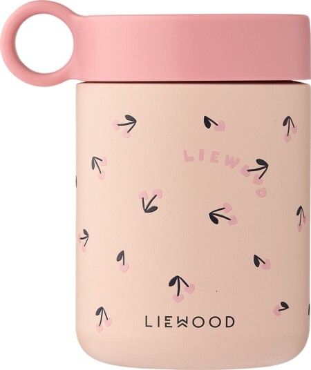 Liewood Kiani Printed Food Jar Pink ONE SIZE Liewood Kiani Printed Food Jar Pink ONE SIZE