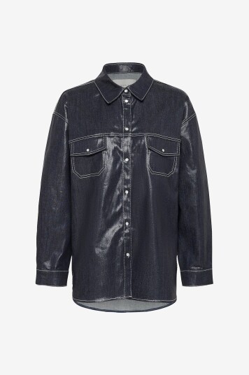 Gestuz Denimskjorte gzPiper OZ Blå Gestuz Denimskjorte gzPiper OZ Blå