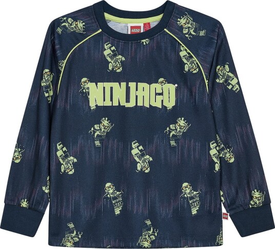 LEGO® Ninjago Genser LWTaj 714 Mørkeblå m. Trykk LEGO® Wear 4 år (104) Genser Marineblå