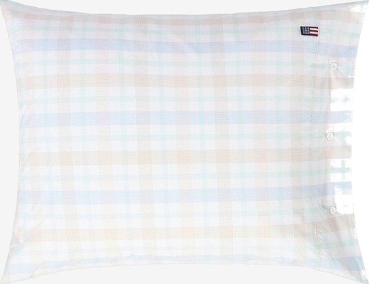 Lexington   Putetrekk Checked Cotton Percale   Flerfarget