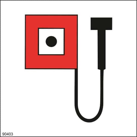 MANUALLY OPERATED CALL POINT Alu-plate 40x40cm
