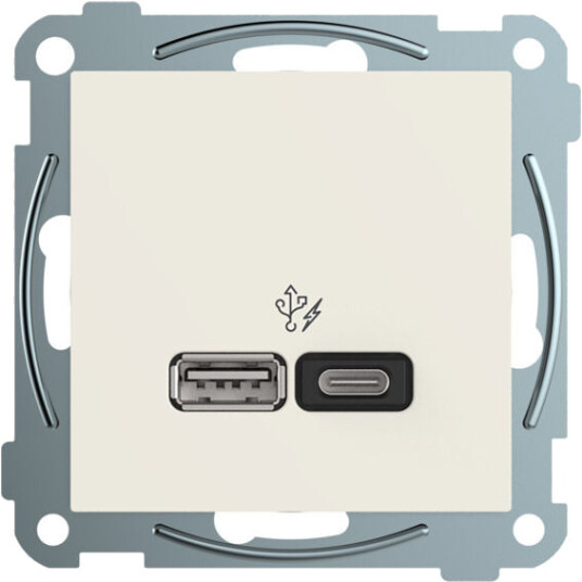 Elko RS USB PD A+C lader 45W Polarhvit Elko - 6630913